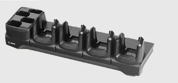Zebra MC33 4SLOT ETHERNET SHARECRADLE W/4SLOT BTRY CHARGER. REQUIRES: LEVEL VI POWER SUPPLY PWR-BGA12V108W0WW; DC CORD CBL-DC-38