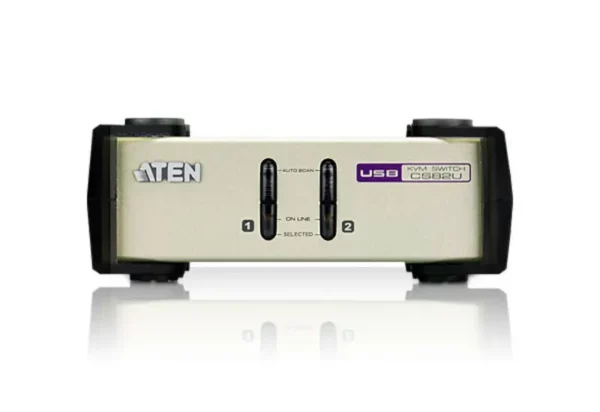 ATEN 2-Port USB - PS/2 VGA KVM Switch (KVM Cables included) - Image 3