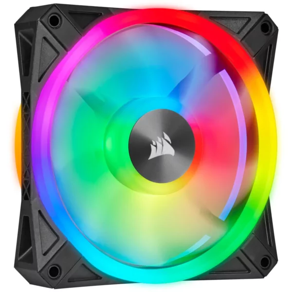 Corsair iCUE QL140 RGB 140mm PWM Dual Fan Kit with Lighting Node CORE