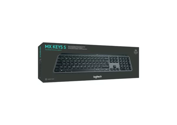 Logitech MX Keys S keyboard Universal RF Wireless + Bluetooth QWERTY US International Graphite - Image 35