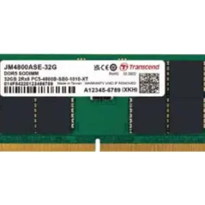 TRANSCEND JET MEMORY 16 GB DDR5-4800 SO-DIMM 1RX8 CL40  (2Gx8)x8