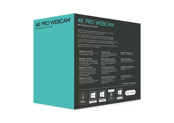 Logitech BRIO ULTRA HD PRO BUSINESS WEBCAM - Image 7