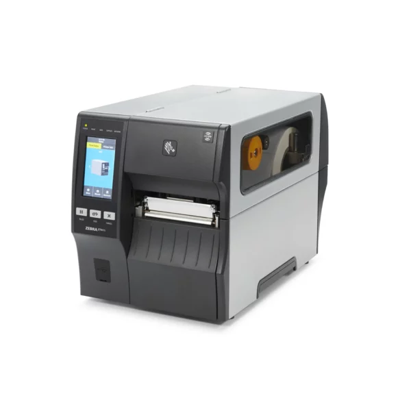 Zebra TT Printer ZT411; 4''; 203 dpi; Euro and UK cord; Serial; USB; 10/100 Ethernet; Bluetooth 4.1/MFi; USB Host; Peel w/ Full