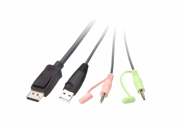 ATEN 2-Port USB DisPlayPort Cable KVM Switch - Image 2