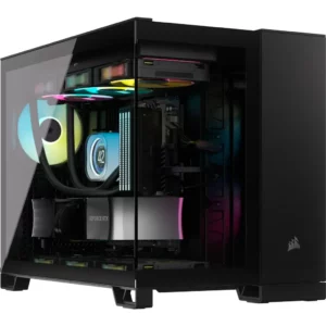 Corsair 2500D AIRFLOW Micro ATX Dual Chamber PC Case; Black