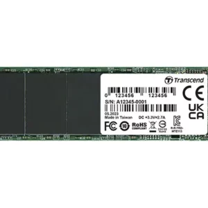 TRANSCEND 500GB MTE115S PCI-E GEN 3x4 M.2 2280 SSD 3D TLC - 3200 MB/s Read 2000 MB/s Write - 200 TBW