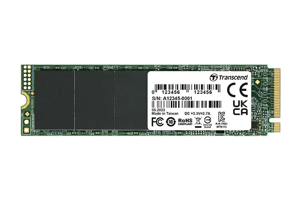 TRANSCEND 500GB MTE115S PCI-E GEN 3x4 M.2 2280 SSD 3D TLC - 3200 MB/s Read 2000 MB/s Write - 200 TBW