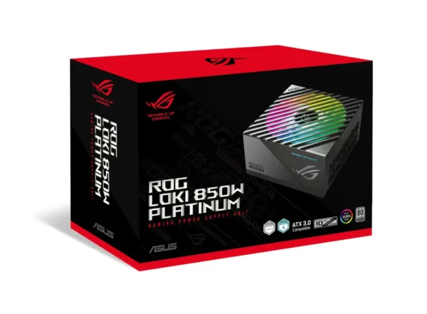 ASUS ROG Loki SFX-L 850W Platinum power supply unit 24-pin ATX Black, Silver - Image 11