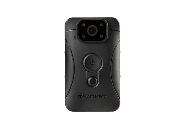 TRANSCEND DRIVEPRO BODY 10 BODY CAMERA WITH 64GB MICROSD CARDS.