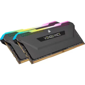 Corsair VENGEANCE® RGB PRO SL 32GB (2 x 16GB) DDR4 DRAM 3600MHz C18 Memory Kit; 18-22-22-42; 1.35; Black
