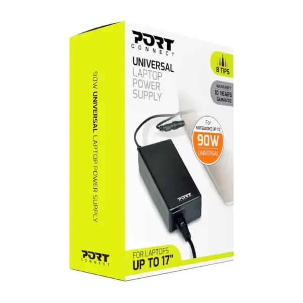 Port Designs Port Connect 90W Notebook Adapter Universal - Black