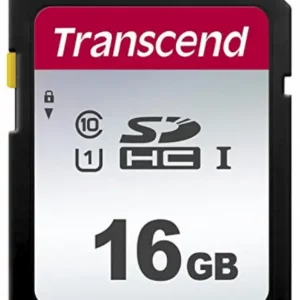 TRANSCEND 300S 16GB UHS-I CLASS 10 U1 SDHC CARD - 2D NAND
