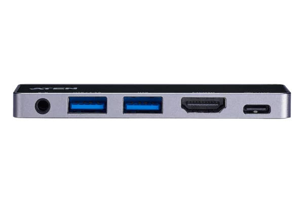 ATEN USB-C Travel Dock with Power Pass-Through - Image 3