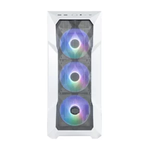 Cooler Master CM Case TD500 V2 ATX; Mesh White with Diamond Cut Design;Windowed; 3x 120mm RGB Fans.