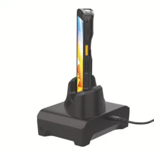 Zebra TC22/TC27 Single Slot Charge Only Cradle; Removable shim pre-installed for device without boot; compatible for device with