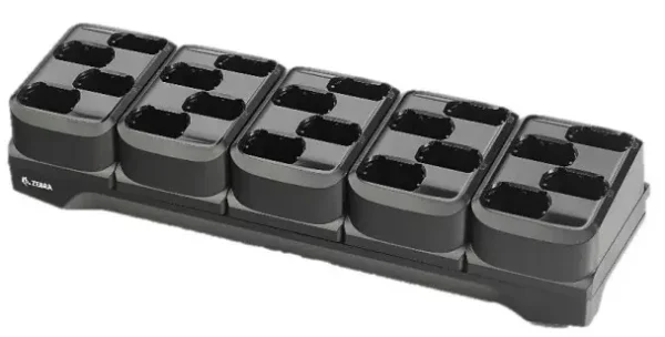 Zebra MC32/MC33 20SLOT SPARE BATTERY CHARGER. REQUIRES: LEVEL VI POWER SUPPLY PWR-BGA12V108W0WW; DC CORD CBL-DC-381A1-01 AND COU