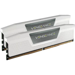 Corsair VENGEANCE® 32GB (2 x 16GB) DDR5 DRAM 5200MHz C40 Memory Kit; 40-40-40-77; 1.25V; White. .