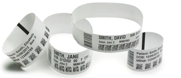 Zebra Wristband; Synthetic; 1x11in (25.4x279.4mm); DT; Z-Band Ultra Soft; Coated; Permanent Adhesive; Cartridge