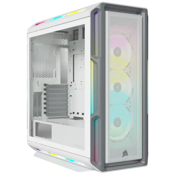 Corsair iCUE 5000T Tempered Glass Mid-Tower; White