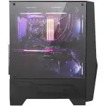 MSI MAG FORGE 100R Mid Tower Gaming Computer Case 'Black, 2x 120mm ARGB PWM Fan, 1x 120mm Fan, 1-6 ARGB Hub, Mystic Light Sync, - Image 3