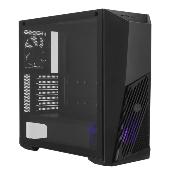 Cooler Master Masterbox K501L ATX; Black; Windowed; Angular Front Ventilation; RGB Fan