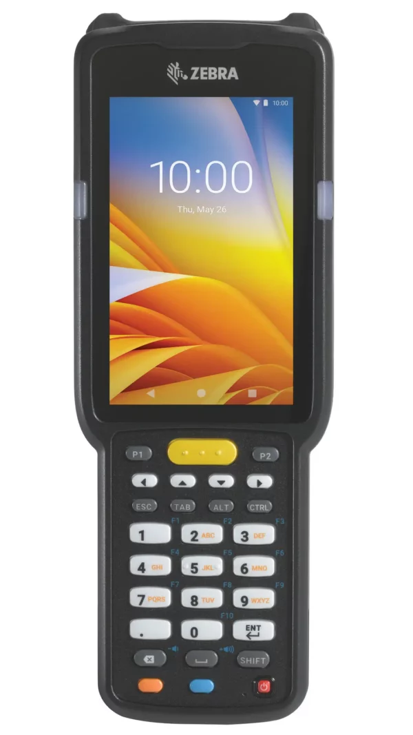 Zebra Brick Straight Shooter; 802.11 a/b/g/n/ac; Bluetooth; 2D SE4770; 4.0'' display; 38 Key; Extended Capacity Battery; Android