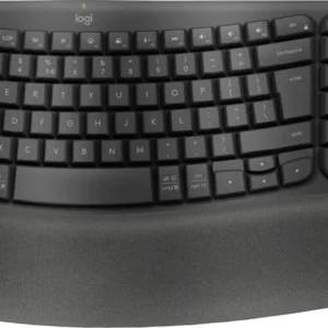 Logitech Wave Keys keyboard Office RF Wireless + Bluetooth QWERTY US International Graphite