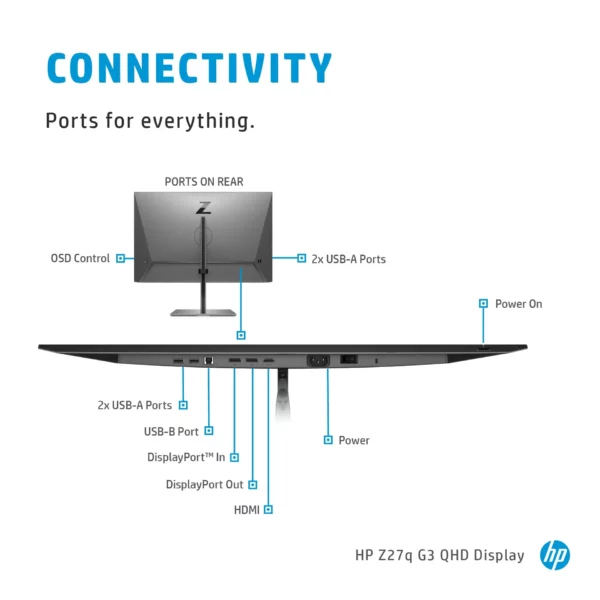 HP Z27q G3 QHD Display - Image 2