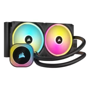 CORSAIR iCUE LINK H115i RGB Liquid CPU Cooler - QX140 RGB Fans - 280mm Radiator - Fits Intel® LGA 1700; AMD® AM5 - Hub included