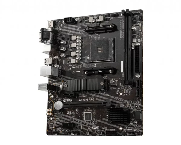 MSI A520M PRO motherboard AMD A520 Socket AM4 micro ATX - Image 2