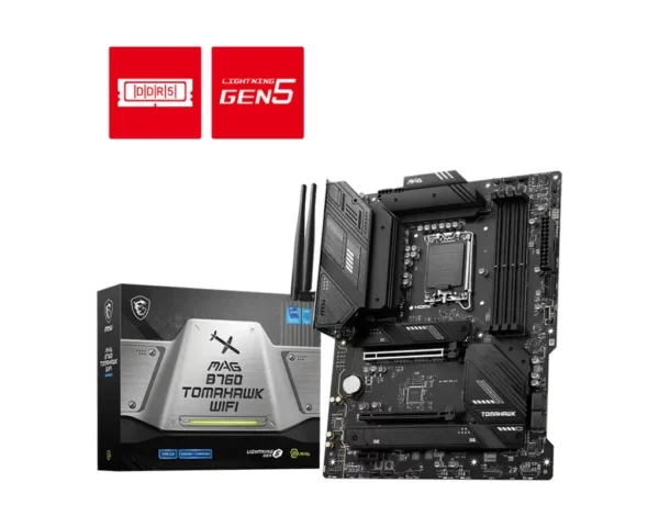MSI MAG B760 TOMAHAWK WIFI motherboard LGA 1700 ATX - Image 2