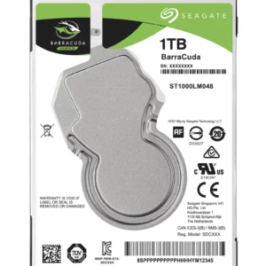 Seagate Barracuda 2.5" internal hard drive 1 TB 5400 RPM 128 MB 2.5" Serial ATA III