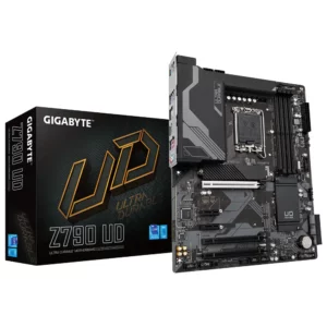 GIGABYTE Z790 UD Motherboard - Supports Intel Core 14th CPUs, 16*+1+１ Phases Digital VRM, up to 7600MHz DDR5, 3xPCIe 4.0 M.2, 2.
