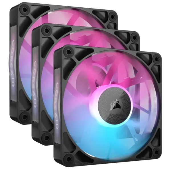 CORSAIR RX RGB Series; iCUE LINK RX120 RGB; 120mm Fan; Triple Pack