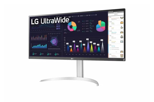 LG 34WQ650-W computer monitor 86.4 cm (34") 2560 x 1080 pixels UltraWide Full HD LCD Black, Silver - Image 2