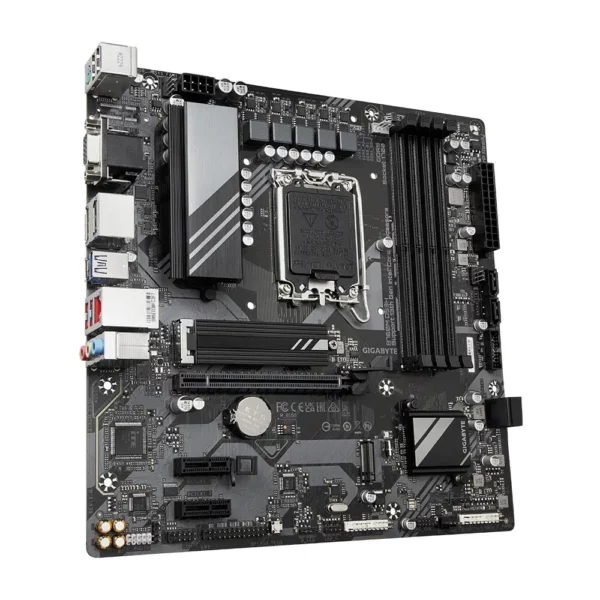 GIGABYTE B760M DS3H Motherboard - Supports Intel Core 14th Gen CPUs, 6+2+1 Phases Digital VRM, up to 7600MHz DDR5 (OC), 2xPCIe 4 - Image 2