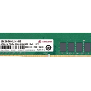 TRANSCEND 4GB DDR4 2666Mhz DESKTOP U-DIMM 1RX8 1GX8 CL19 1.2V