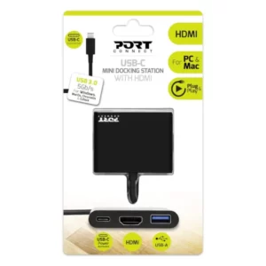 Port Designs PORT DOCK TYPEC HDMI|USB3.0|TYPEC PD BK