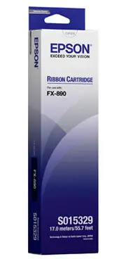 Epson SIDM Black Ribbon Cartridge for FX-890 (C13S015329BA)