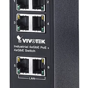 VIVOTEK Industrial POE Switch 4x GE POE; 2x GE; 2x SFP