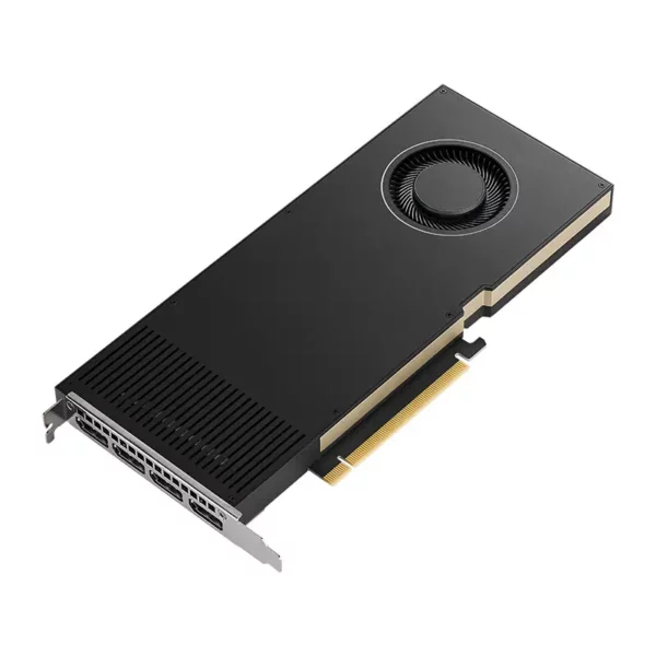 PNY NVIDIA RTX A4000 PROFESSIONAL GRAPHICS CARD. PCI-EXPRESS x16 Gen 4.0; 16 GB GDDR6 ECC 256-bit; 4x DP 1.4a; Nvlink Support;
