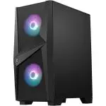 MSI MAG FORGE 100R Mid Tower Gaming Computer Case 'Black, 2x 120mm ARGB PWM Fan, 1x 120mm Fan, 1-6 ARGB Hub, Mystic Light Sync, - Image 4