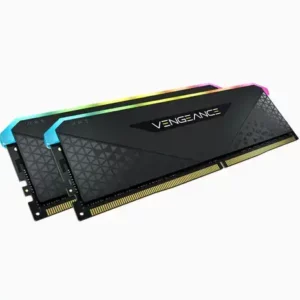 Corsair VENGEANCE® RGB RS 32GB (2 x 16GB) DDR4 DRAM 3600MHz C18 Memory Kit; 18-22-22-42; 1.2V; Black.