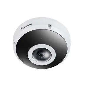 VIVOTEK Outdoor IK10 Fisheye; 5MP H.265; 10M IR; WDR PRO; Mic