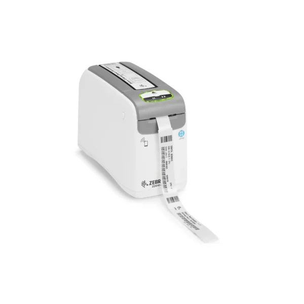 Zebra DT Printer ZD510 Wristband; ZPL II; XML; 300 dpi; EU and UK Cords; USB; USB Host; Ethernet; BTLE