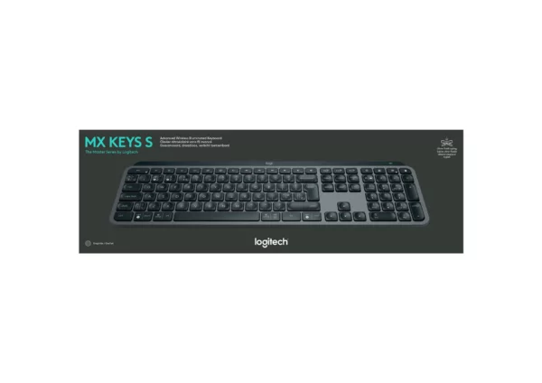 Logitech MX Keys S keyboard Universal RF Wireless + Bluetooth QWERTY US International Graphite - Image 34