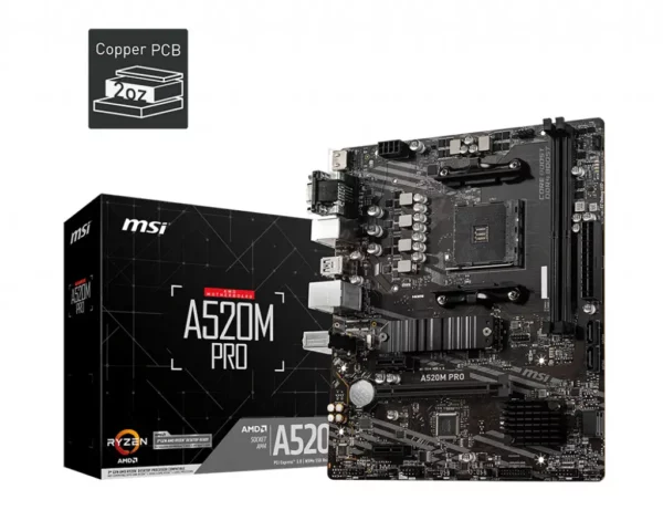 MSI A520M PRO motherboard AMD A520 Socket AM4 micro ATX - Image 5