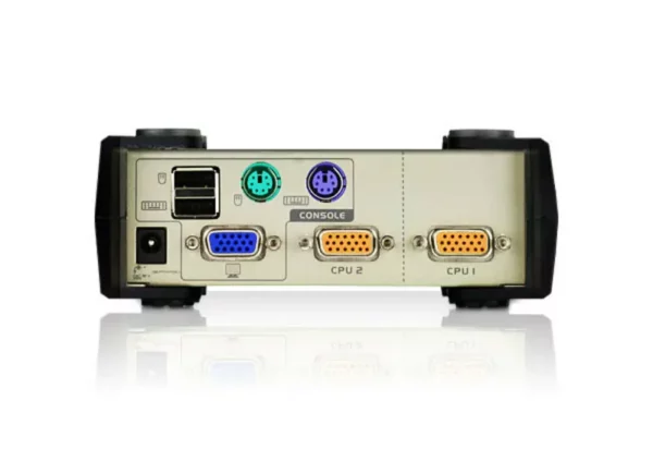 ATEN 2-Port USB - PS/2 VGA KVM Switch (KVM Cables included) - Image 2