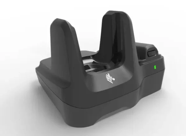 Zebra MC22/MC27 Single Slot Charge & Communication Cradle with Spare Battery Charger.