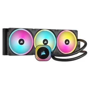 CORSAIR iCUE LINK H170i RGB Liquid CPU Cooler - QX140 RGB Fans - 420mm Radiator - Fits Intel® LGA 1700; AMD® AM5 - Hub Included